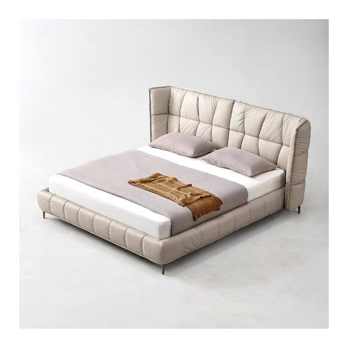 Marshmallow Grid Bed